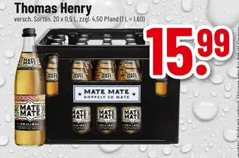 trinkgut Thomas henry mate mate Angebot