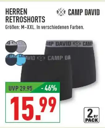 Marktkauf Camp david herren retroshorts Angebot