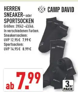 Marktkauf Camp david herren sneaker- oder sportsocken Angebot