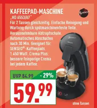 Marktkauf Senseo kaffeepad-maschine Angebot