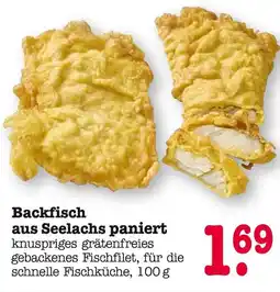 E-Center Backfisch aus seelachs paniert Angebot