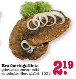 E-Center Bratheringsfilets Angebot