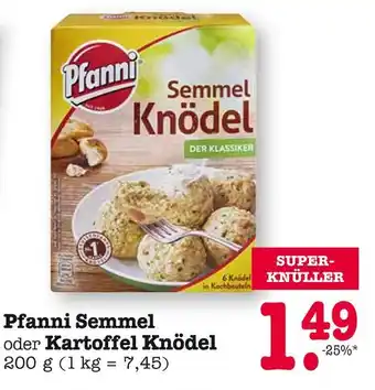 E-Center Pfanni semmel knödel oder kartoffel knödel Angebot