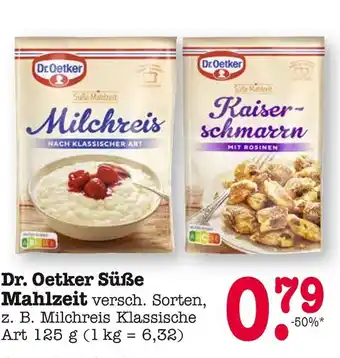 E-Center Dr. oetker milchreis oder kaiserschmarrn Angebot