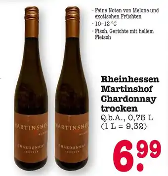 E-Center Martinshof rheinhessen chardonnay trocken Angebot