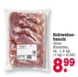 E-Center Schweinebauch Angebot