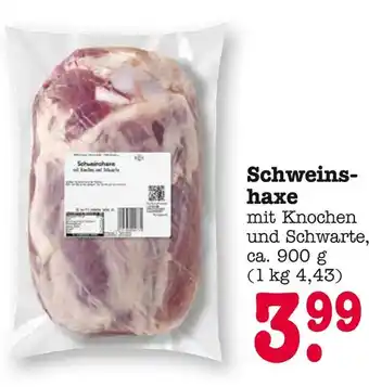 E-Center Schweinshaxe Angebot