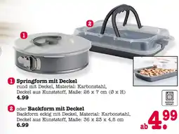 E-Center Springform mit deckel oder backform mit deckel Angebot