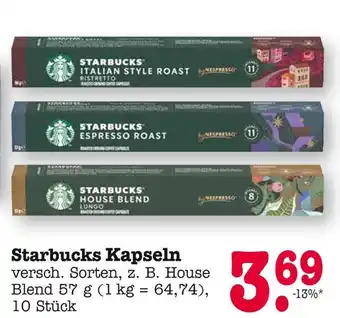 E-Center Starbucks kapseln Angebot