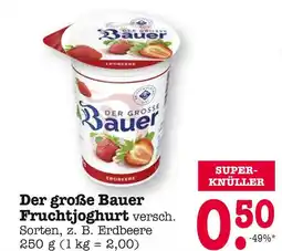 E-Center Bauer der große bauer fruchtjoghurt Angebot