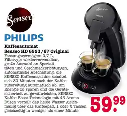 E-Center Senseo kaffeeautomat senseo hd 6553/67 original Angebot