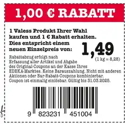 E-Center Valess produkt ihrer wahl Angebot