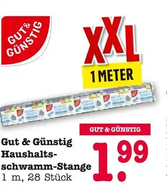 E-Center Gut & günstig haushaltsschwamm-stange Angebot