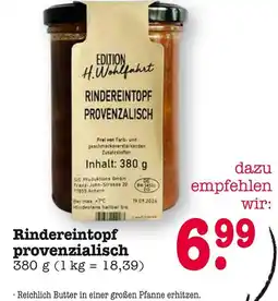 E-Center Edition h. wohlfahrt rindereintopf provenzialisch Angebot