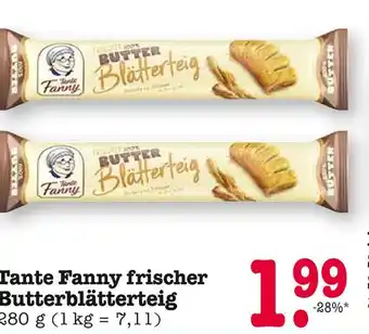 E-Center Tante fanny frischer butterblätterteig Angebot