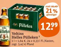 tegut Veltins helles pülleken Angebot