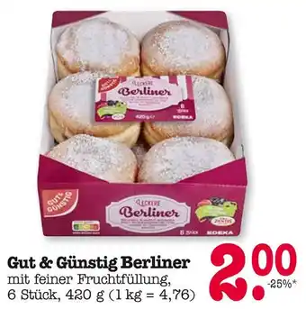 E-Center Gut & günstig berliner Angebot