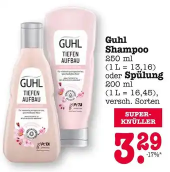 E-Center Guhl shampoo oder spülung Angebot