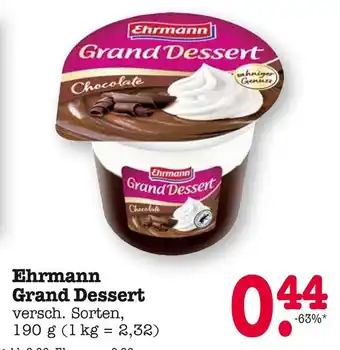 E-Center Ehrmann grand dessert Angebot