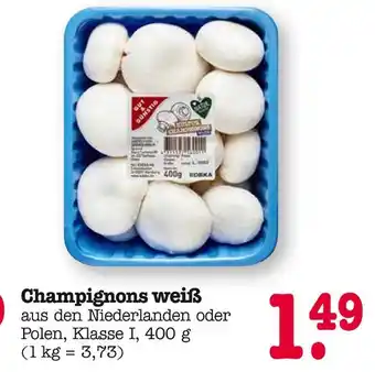 E-Center Edeka champignons weiß Angebot