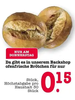 E-Center Ofenfrische brötchen Angebot