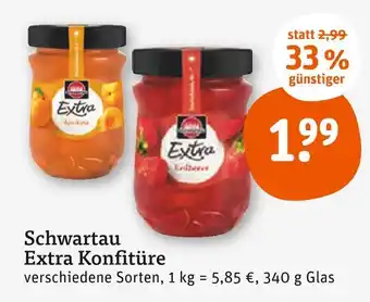 tegut Schwartau extra konfitüre Angebot