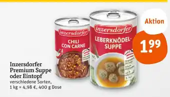 tegut Inzersdorfer premium suppe oder eintopf Angebot