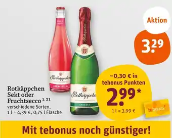 tegut Rotkäppchen sekt oder fruchtsecco Angebot