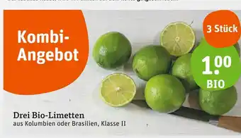 tegut Drei bio-limetten Angebot