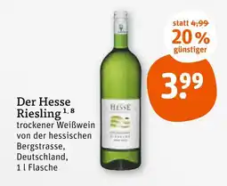 tegut Der hesse riesling Angebot