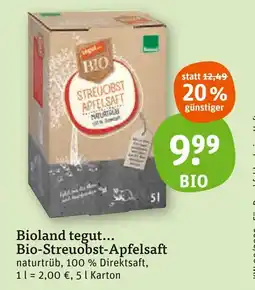 tegut Bioland tegut... bio-streuobst-apfelsaft Angebot