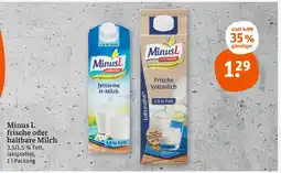 tegut Minus l frische oder haltbare milch Angebot