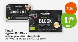 tegut Naturli veganer bio-block oder veganes bio-streichfett Angebot