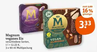 tegut Magnum veganes eis Angebot