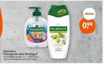 tegut Palmolive flüssigseife oder duschgel Angebot