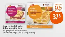 tegut Tegut... apfel- oder pflaumen-kuchen Angebot