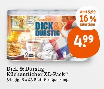 tegut Dick & durstig küchentücher xl-pack Angebot