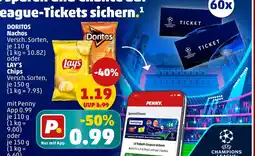 PENNY Doritos oder lay's nachos oder chips Angebot