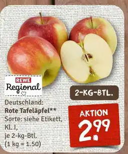 nahkauf Rewe regional rote tafeläpfel Angebot