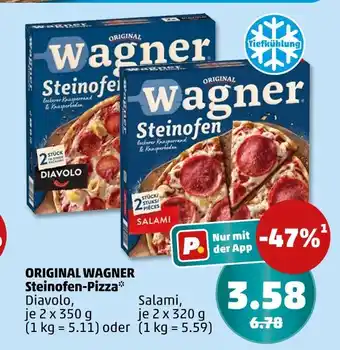 PENNY Wagner steinofen-pizza Angebot