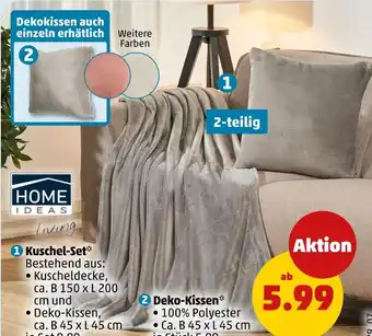 PENNY Home ideas kuschel-set oder deko-kissen Angebot