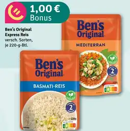 nahkauf Ben’s original express reis Angebot