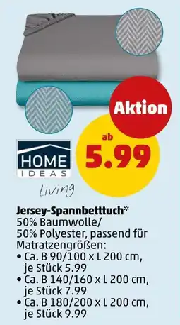 PENNY Home ideas living jersey-spannbetttuch Angebot