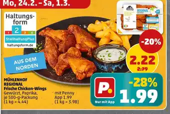 PENNY Mühlenhof frische chicken-wings Angebot