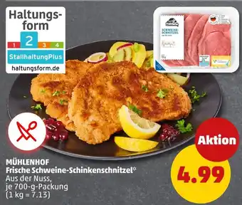 PENNY Mühlenhof frische schweine-schnitzel Angebot