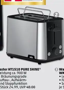 PENNY Braun toaster ht1510 pure shine Angebot