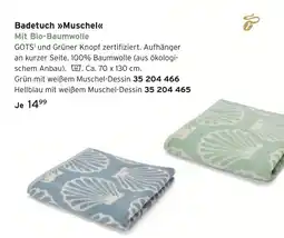 Tchibo Badetuch muschel Angebot