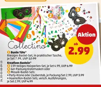 PENNY Collectino bunte tüte oder kreatives basteln Angebot