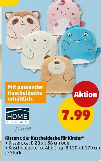 PENNY Home ideas kissen oder kuscheldecke für kinder Angebot