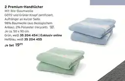 Tchibo 2 premium-handtücher Angebot